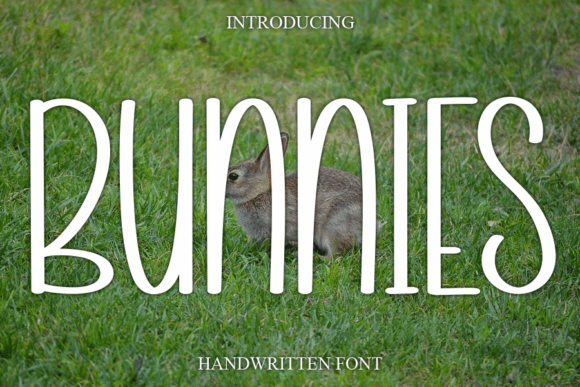 Bunnies: The Sweet Handwritten Font for Joyful Designs