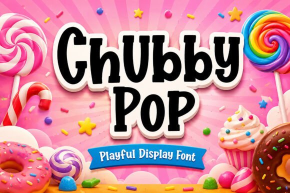 Chubby Pop: The Playful Typeface That Adds Instant Joy to Any Design