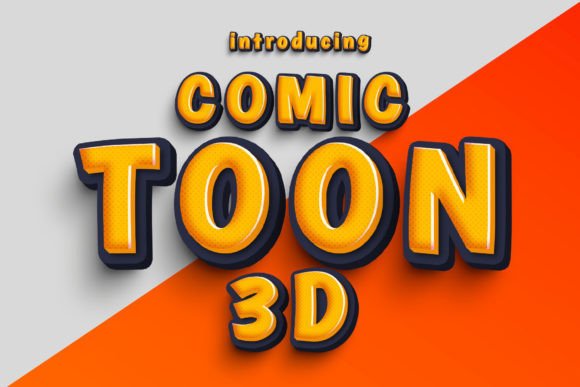 Comic Toon 3D: A Font That Pops Off the Page