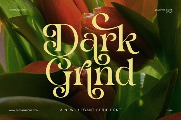 Dark Grind: The Display Font with Bold Strokes and Fine Curves
