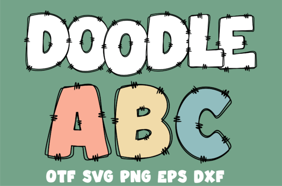 Doodle ABC: A Hand-Drawn Typeface That Brings Whimsy to Your Work