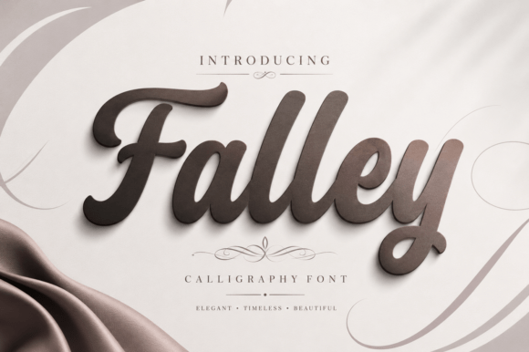 Falley: The Contemporary Script Bridging Elegance and Handcrafted Charm