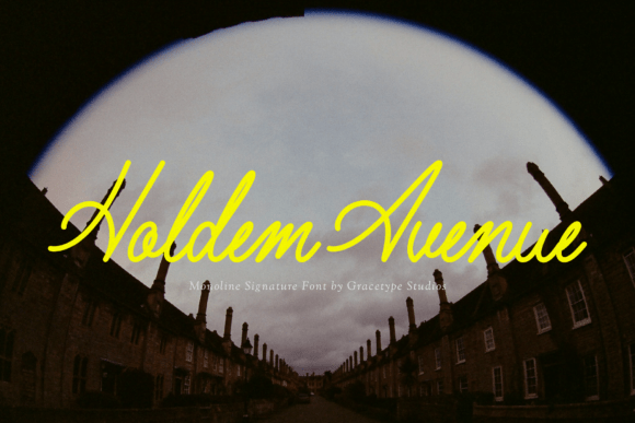 Holdem Avenue: The Monoline Script for Modern Luxury