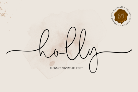 Holly: A Script Font for Festive Elegance and Year-Round Grace