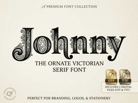 Johnny: The Ornate Victorian Serif for Timeless Branding