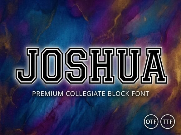 Joshua: Channeling Team Spirit Through Typography