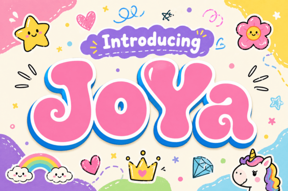 Joya: A Typeface That Drips with Retro-Futuristic Soul