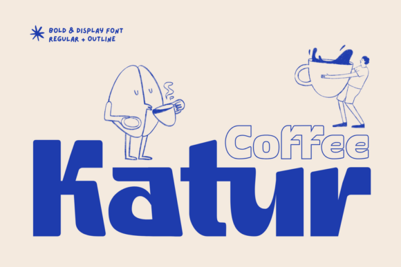 Katur Coffee: Bold Typography for Modern Branding