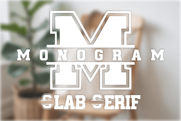 Monogram Slab Serif: Your Go-To for Bold, Personalized Design