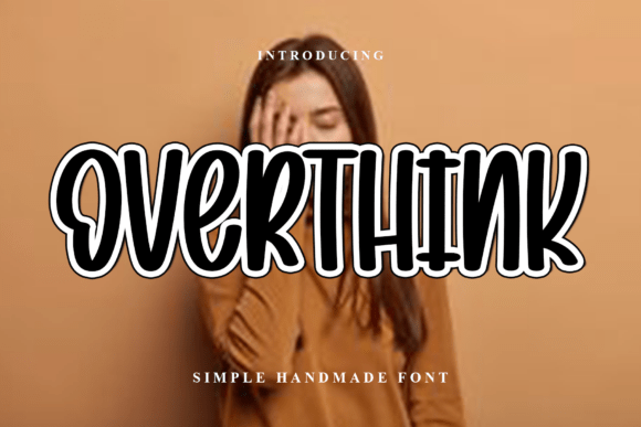 Overthink: The Fluid Handwritten Script for Elevated Design