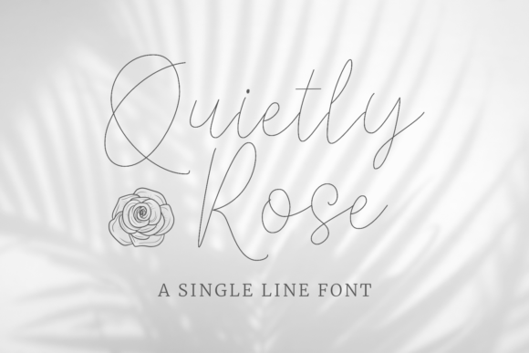 Quietly Rose: The Handwritten Font for Elegant Branding