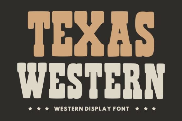 Texas Western: A Typeface with Authentic Frontier Spirit