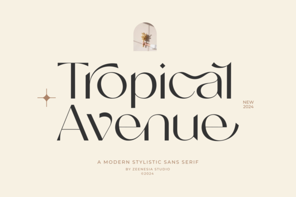 Tropical Avenue: Injecting Modern Elegance into Your Visuals