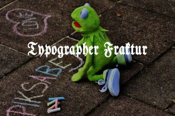 Typographer Fraktur: A Modern Blackletter with Timeless Edge