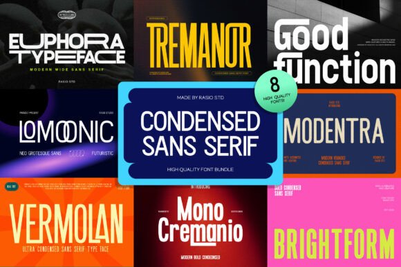 Unlocking Efficiency and Style with a Condensed Sans Serif Bundle